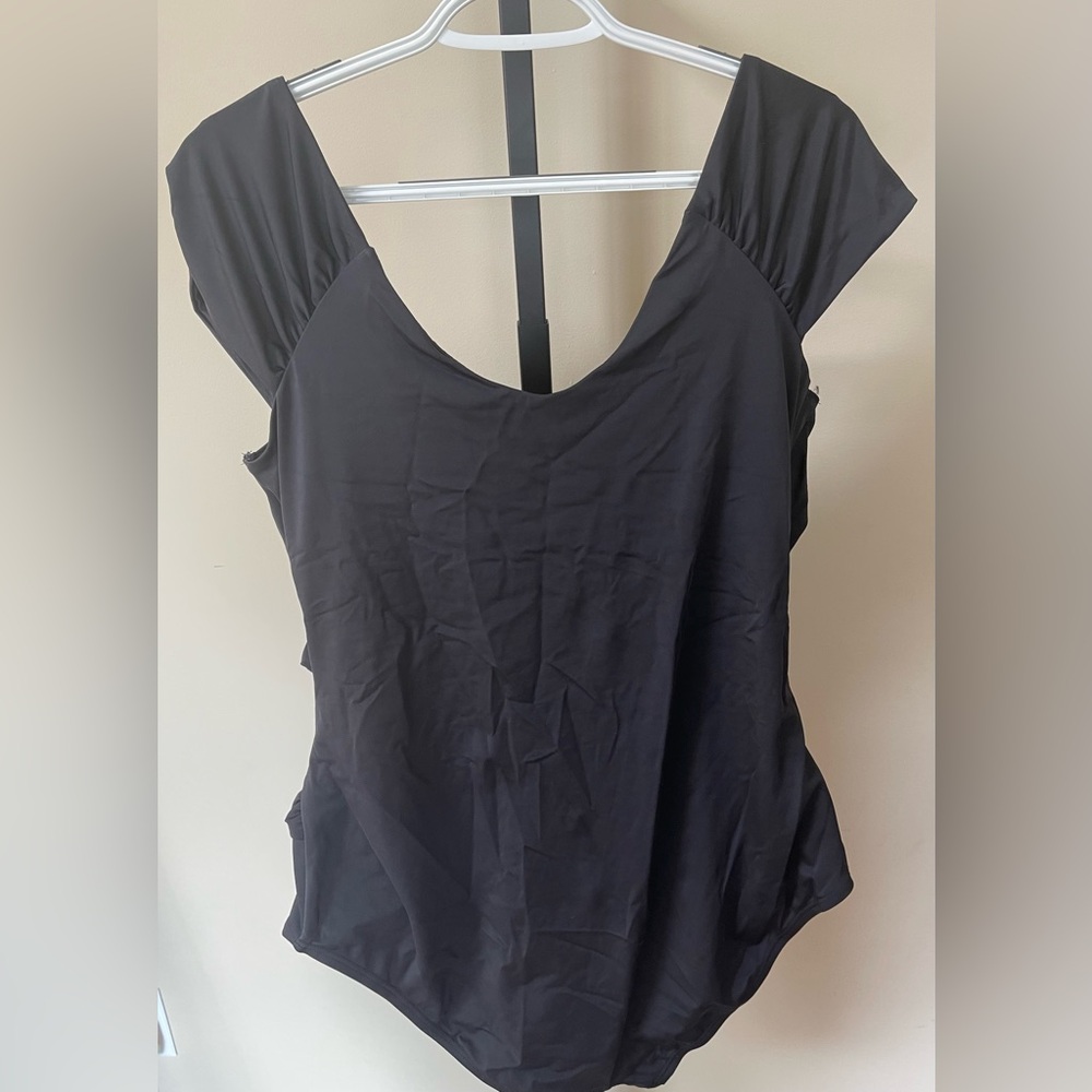 Swimsuits For All Black One Piece - Picture 3 of 4